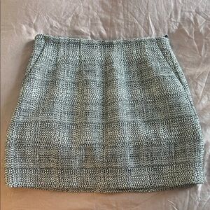 Aritzia Textured Gray Mini Skirt
